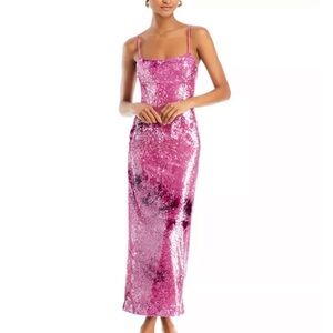 Bardot Infinite Sequin Maxi Dress
Pink Sequin Evening Dress
